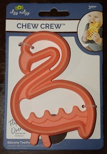 itzy ritzy flamingo teether