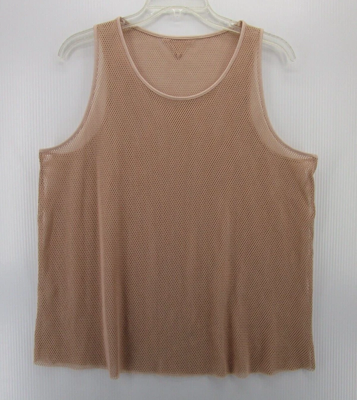alo-yoga pullover mesh athletic sheer scoop neck active tank-top