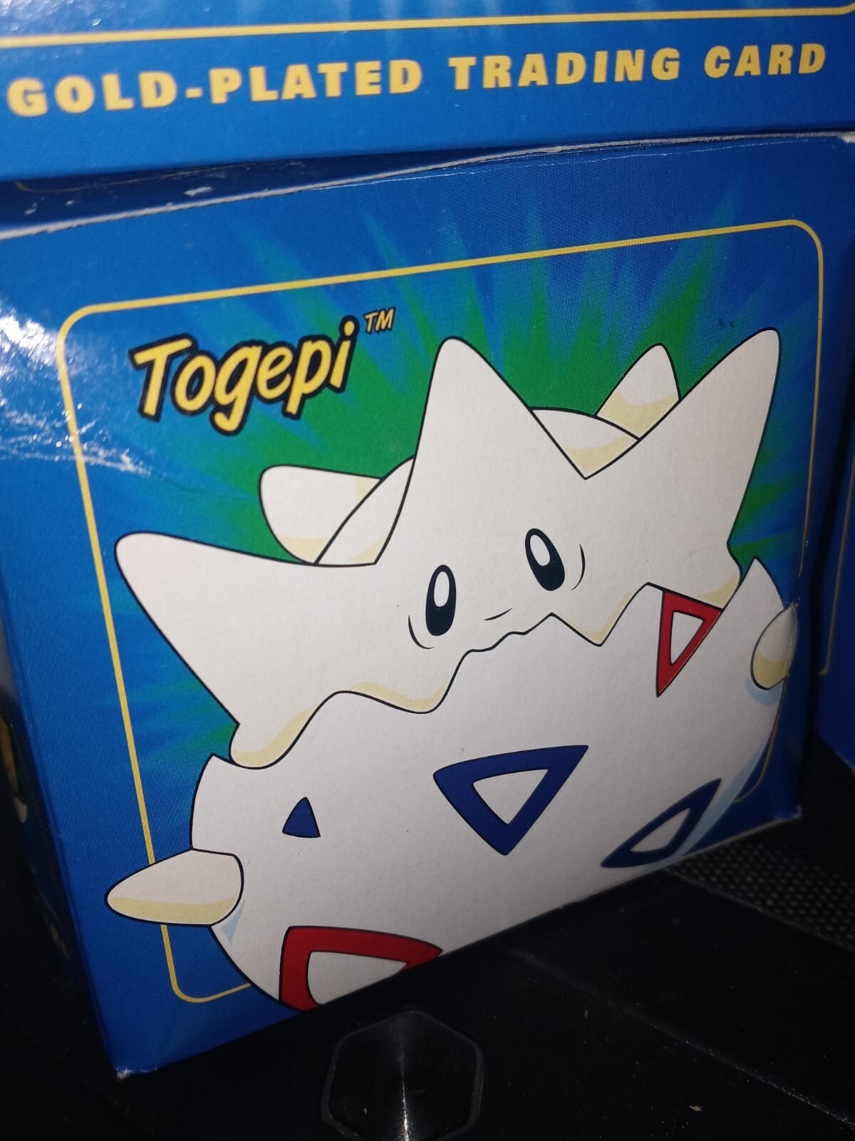 POKEMON 23K GOLD PLATED TRADING CARD "TOGEPI" BURGER KING 1999 UNOPEN - Picture 3 of 4