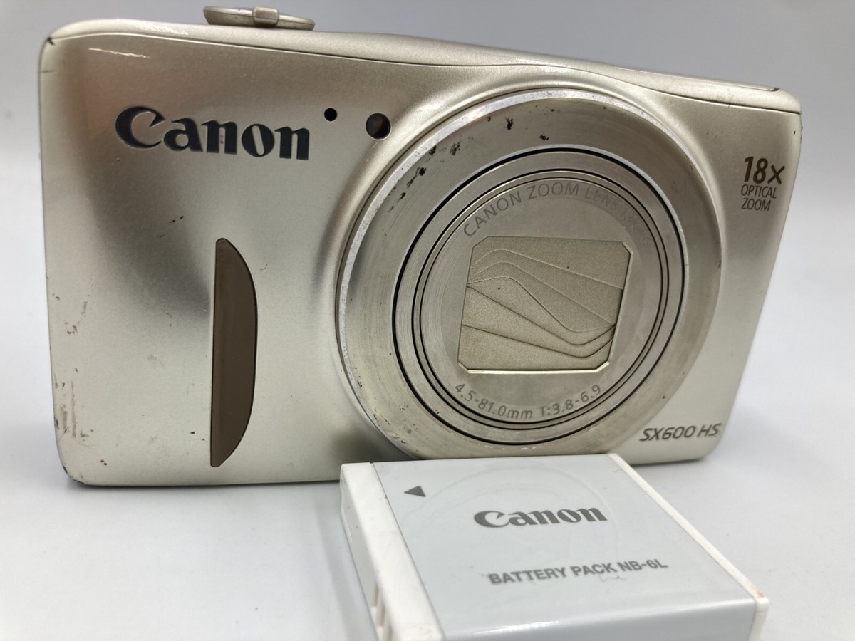 Canon PowerShot SX600 HS 16.0MP Digital Camera - White for