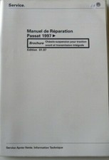 Manuel de réparation Volkswagen PASSAT 1997 Châssis-suspension traction avant
