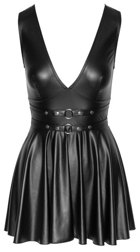 Cottelli Collection Sexy VESTITO corto aderente ABITO svasato MINI DRESS flared - Imagen 4 de 9