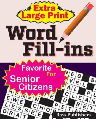 Extra Large Print WORD FILL-ins by Jaja Media: New