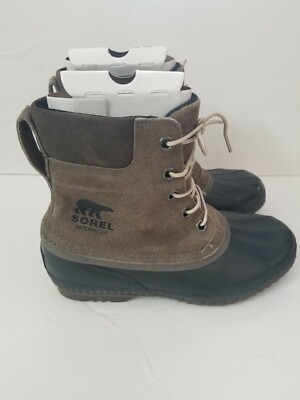 Sorel Cheyenne II Mens Lace Up Duck Waterproof Boots Size 9  display picture 2