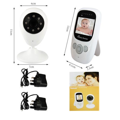 2.4"Digital Video Baby Monitor Wireless 2 way Talk Safety Night Vision Viewer UK - Picture 9 of 9