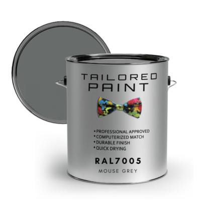 RAL7005 MAUSGRAU GLANZ uPVC Fenster & Tür 1K Pinsel oder Spray On