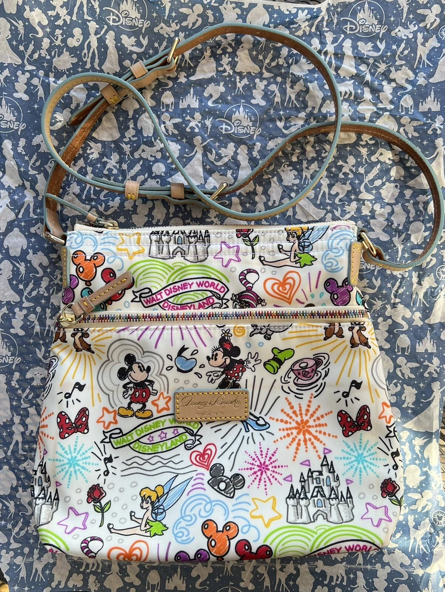 Disney Dooney & Bourke Bag - White Sketch - Crossbody