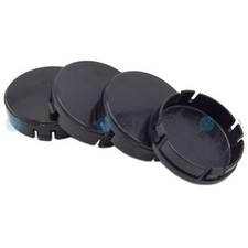 4 x YOU.S Zierkappen Nabendeckel Felgendeckel 64,0 - 61,0 schwarz zB für Volvo