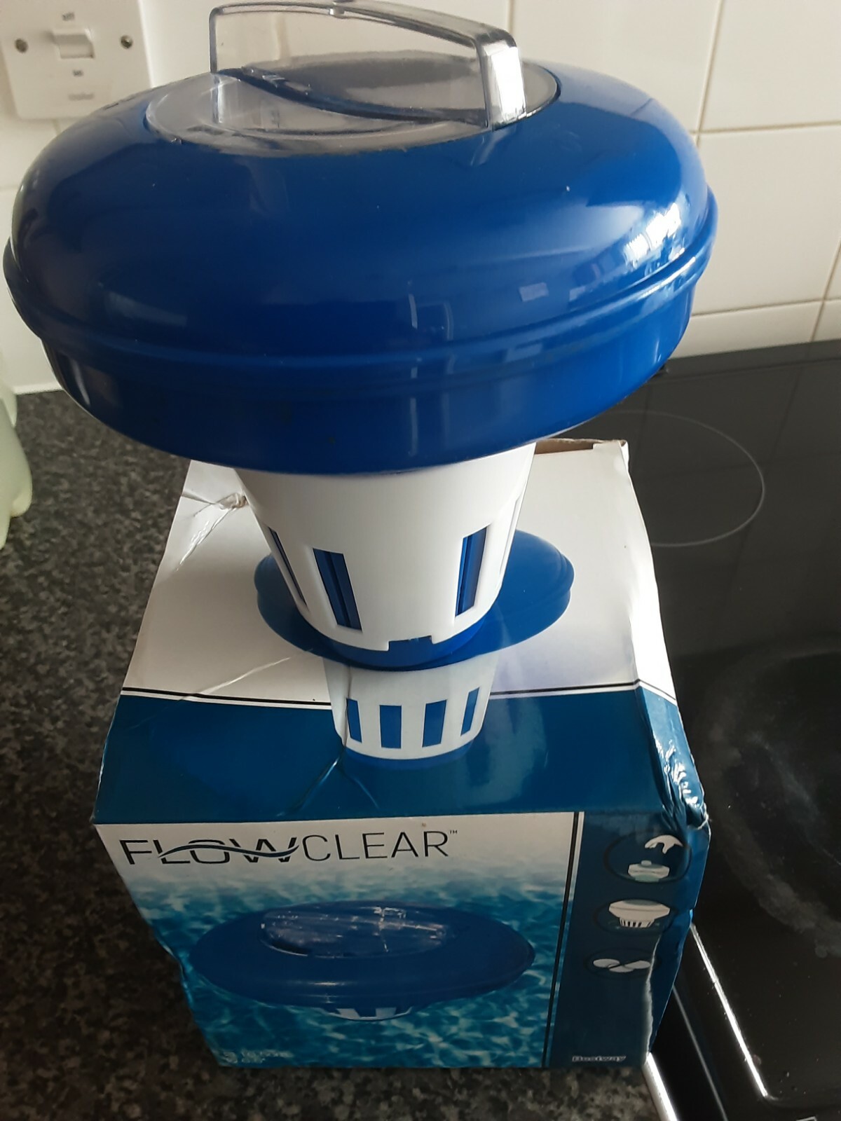 Bestway Flowclear 6.5""/16.5cm Chemical Floater Swimming Pool Cleaning NEW