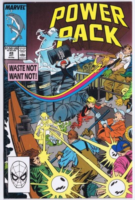 POWER PACK # 49 US Comic 1989