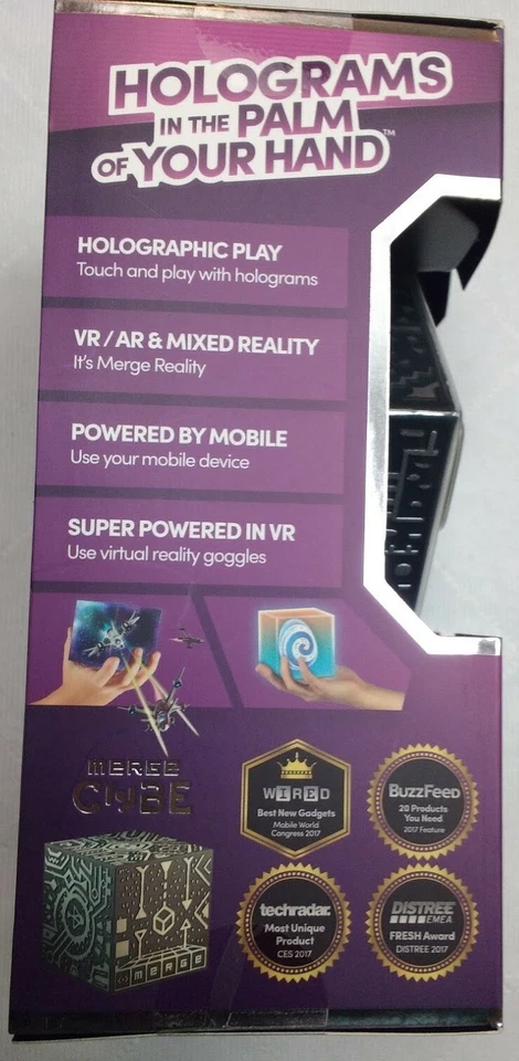 MERGE CUBE AR VR (Augmented Reality / Virtual Reality) Interactive Hologram - Image 3 of 3