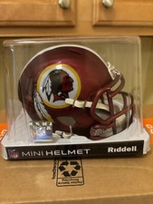 Washington Redskins Custom Anodized Mini Football Helmet With Box