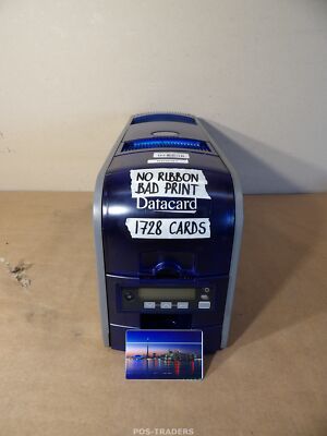 Datacard SD360 Color Card Printer PX30 DUAL Side LAN - 1728 CARDS / BAD PRINT