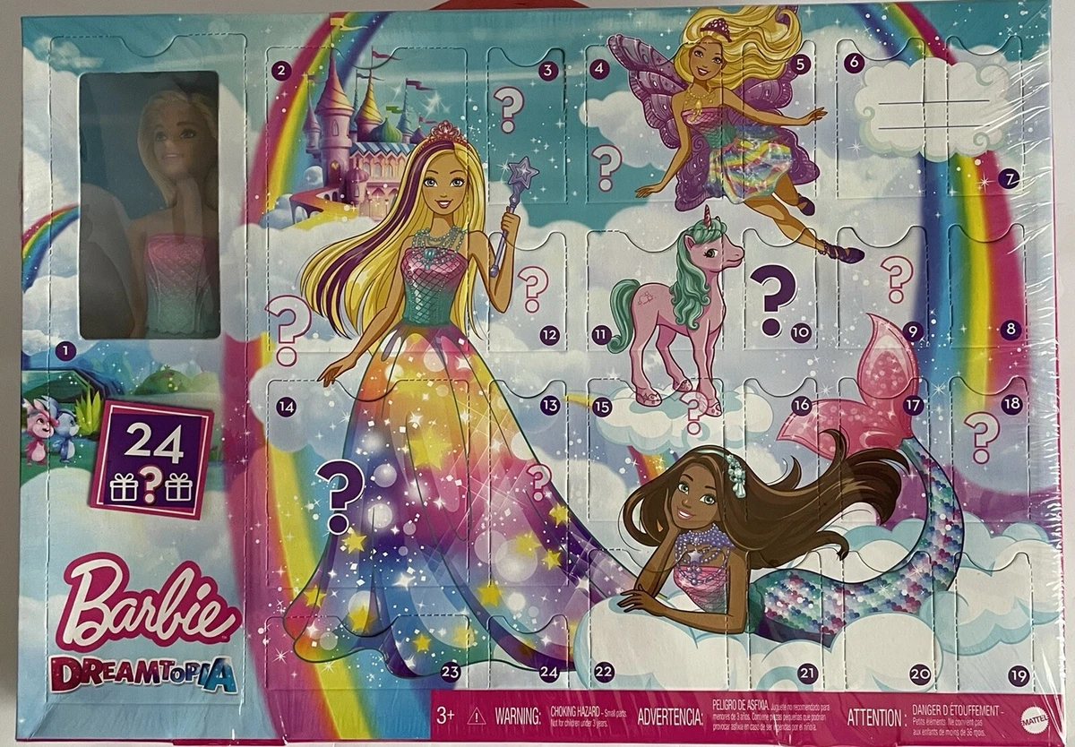 Barbie Dreamtopia GJB72 Fairytale Advent Calendar with Barbie