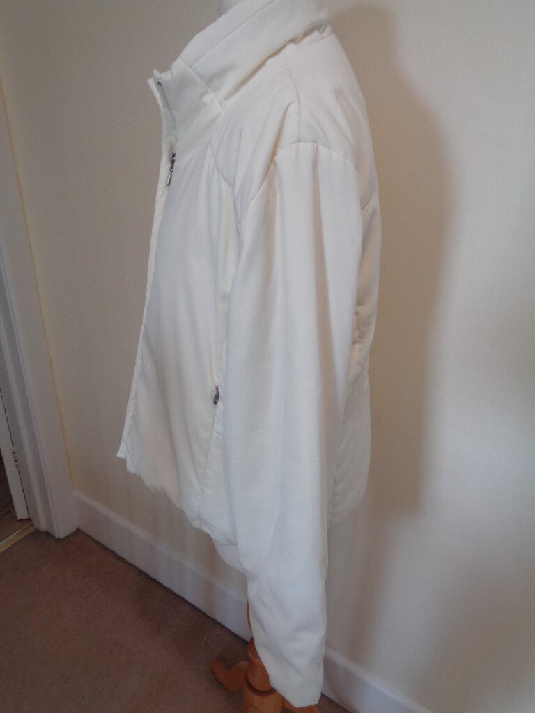 CREENSTONE CREAM PADDED JACKET WITH CONCEALED HOO… - image 6