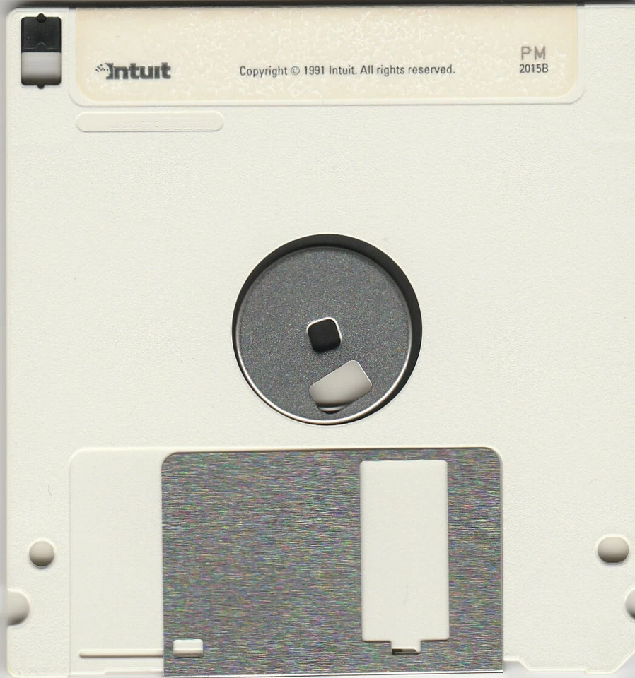 Quicken Version 3.0 Master Disk for Macintosh by Intuit ~ 3.5 disk ~ 1991 - Image 2 of 2