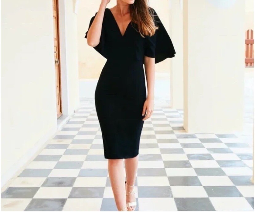 dress the population black Dress The Population Vanessa Dress - Red