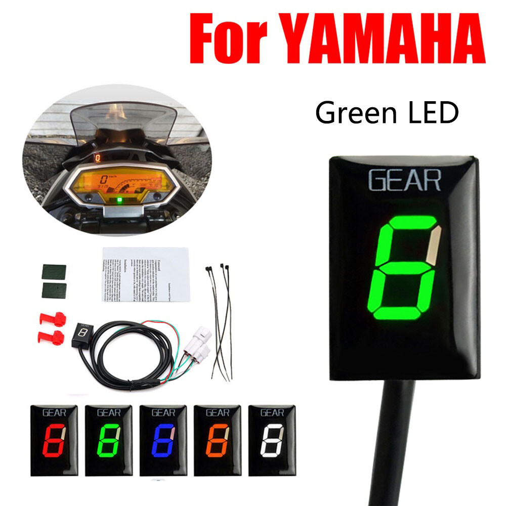 Green LED Motorcycle Gear Indicator Display for Yamaha Fz6 Fz1 YZF