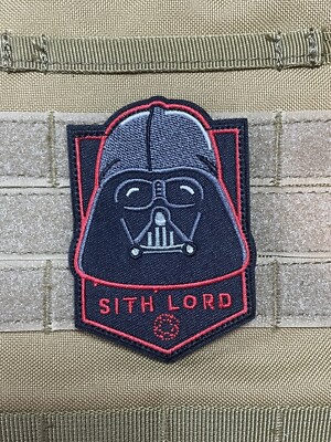 Sith Lord Darth Vader Federation Dark Side Star Wars Tactical Patch Hook Loop