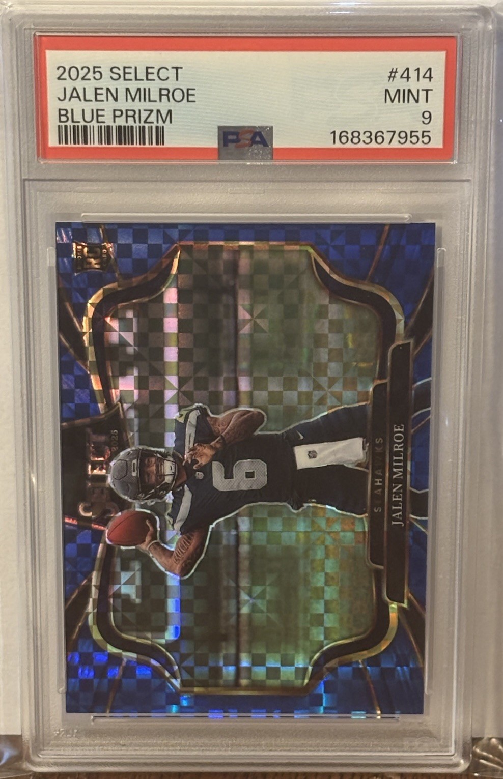 Jalen Milroe Panini Select #414 Blue