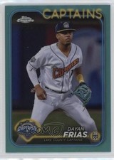 2024 Topps Pro Debut Chrome Aqua Refractor /75 Dayan Frias #PDC-154 uk2