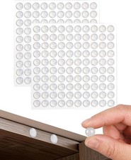 200PCS Clear Silicone Cabinet Door Bumpers Self Adhesive Noise Dampening Pads