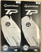New TaylorMade TP 2-Pack Men's Size Medium Golf Gloves LH