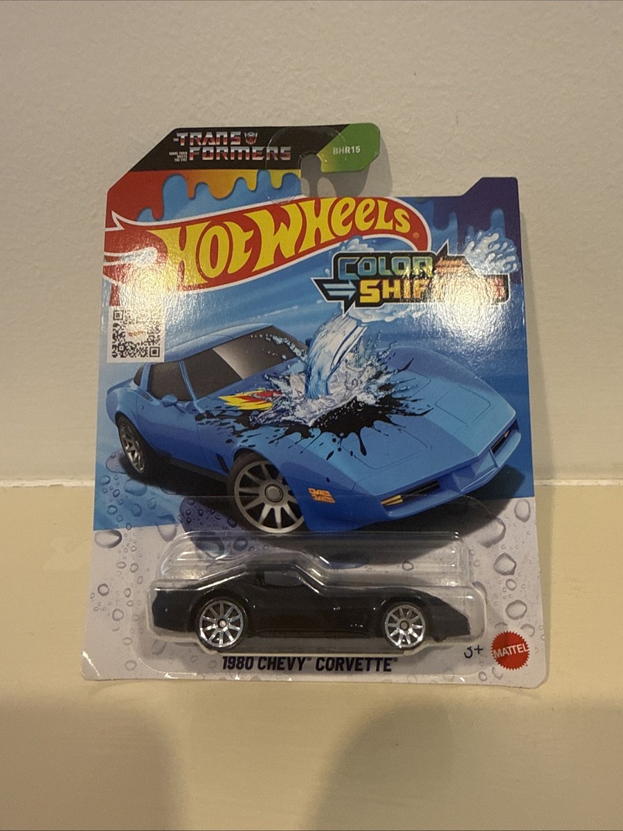 Hot Wheels Color Shifters Transformers 1980 Chevy Corvette Blue