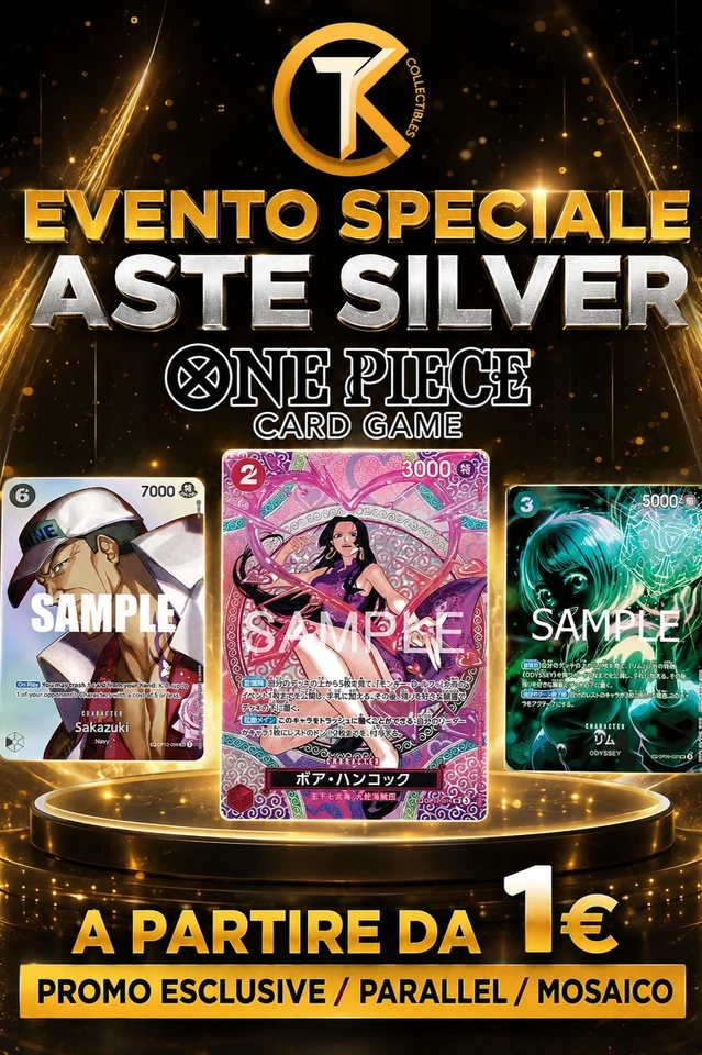 🔥[EVENTO SPECIALE] 🔥ASTE SILVER - ONE PIECE PROMO, MOSAICO,  PARALLEL