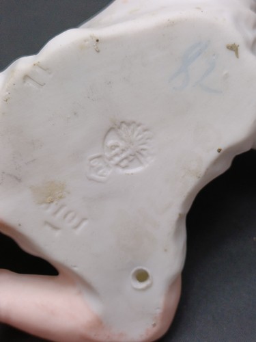 Piano Baby Gebruder Heubach Bisque Porcelain Crawling Antique Germany - Picture 22 of 24