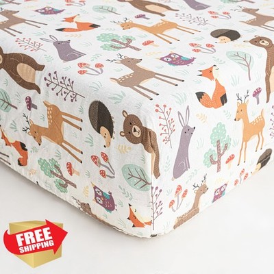 Bebek Ozel Fitted Crib Sheets,Organic Sheet Set for Toddler Mattress, Turkish...