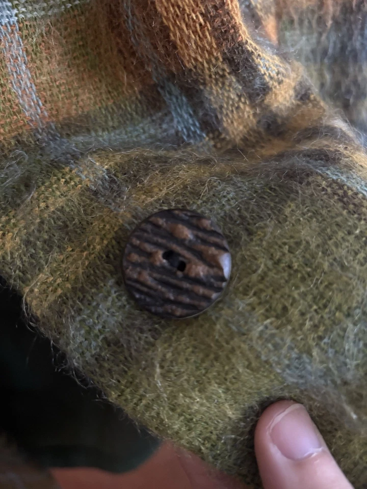 Capa de lana escocesa vintage Foto 3 de 4