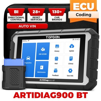 2026 TOPDON AD900BT 28 Reset All System Bidirectional ECU Coding Diagnostic Tool
