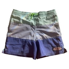 Vineyard Vines Boy s Swim Trunks Blue Striped Lined Youth Swim Suit Sz 5