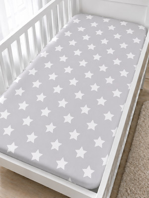 BABY SPANNBETTLAKEN BEDRUCKTES DESIGN 100% BAUMWOLLE MATRATZE 120x60cm, Big Stars