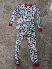 Hanna Andersson Gnome, Christmas Holiday Pajama Set 130/8, Pre-owned