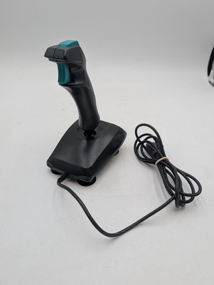 PC Mission Joystick SV200 Pre-owned Flight Stick black with Blue fire buttons