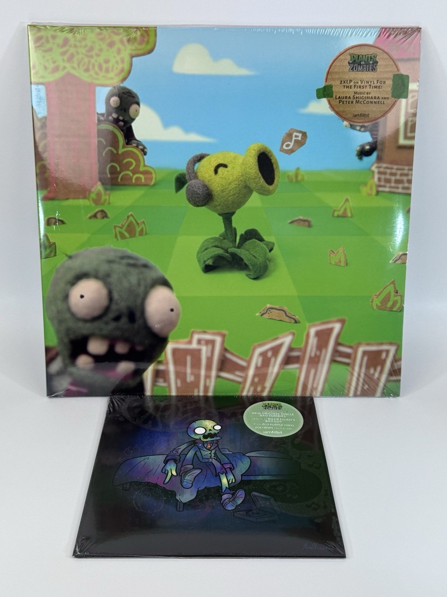 Plants vs. Zombies 2xLP Vinyl Soundtrack + Bad Zombie 7inch Vinyl