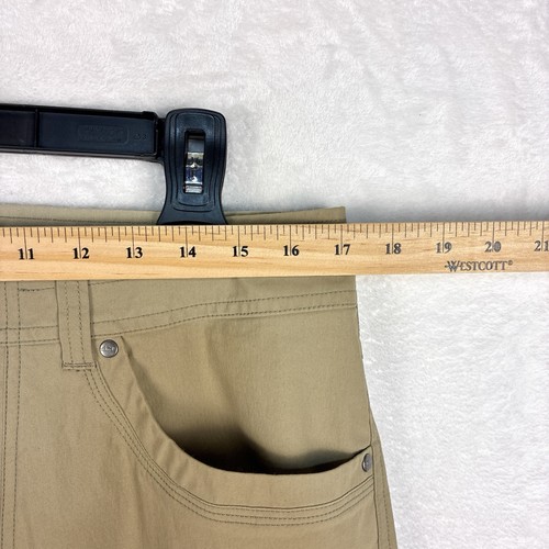Kuhl Mens 34x32 Khaki Revolvr VTG Patina Dye Hiking Outdoor Climbing Camp Pants - Picture 12 of 12