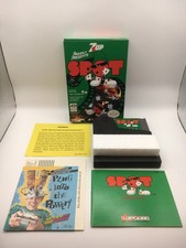 Nintendo NES 1990 - 7UP Spot The Video Game w/ Box, Sleeve & Manual