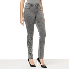 DG2 by Diane Gilman Petites New Classic Stretch Greatest Hits Embellished Pant G