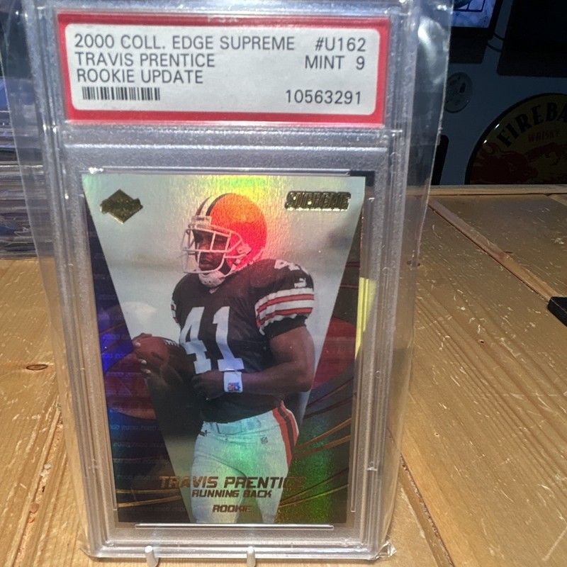 Collector's Edge 2000 Supreme Travis Prentice #U162 Rookie Update PSA 9 Browns
