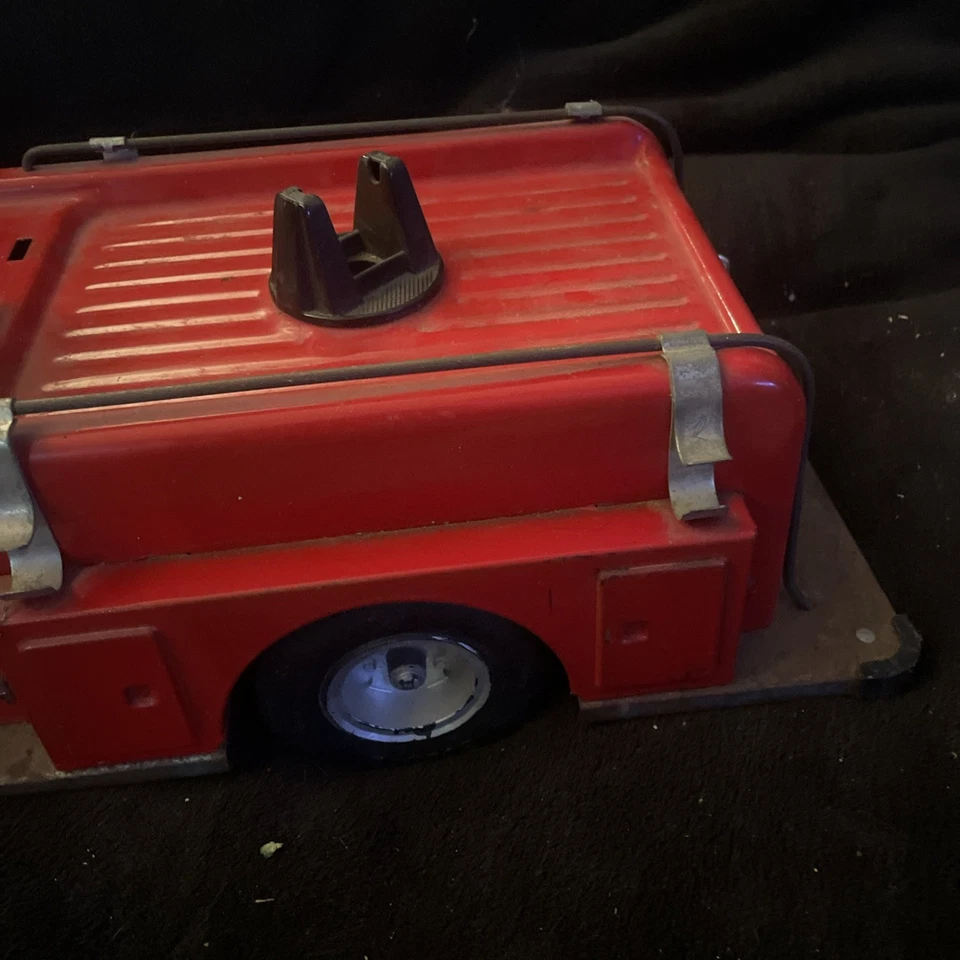 De colección Acero Prensado Años 60 AMF HAVOLINE ACEITE TEXACO FIRE CHIEF Camión Motor Buddy L Foto 4 de 4