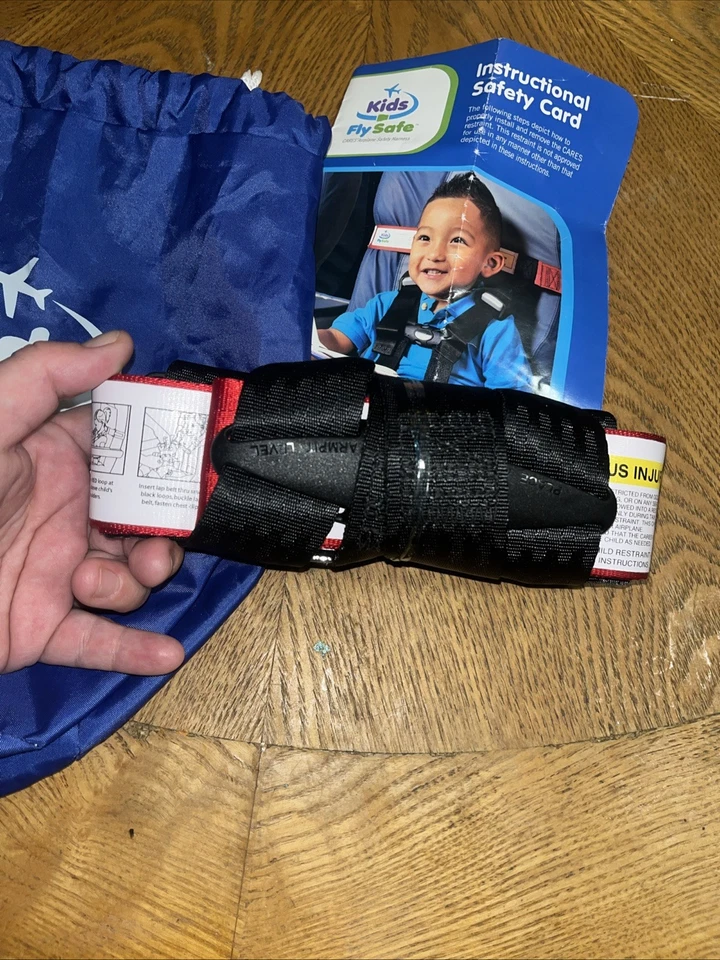Kids Fly Safe Cares Airplane Safety Harness Belt 22-44 Pounds - Image 4 of 4