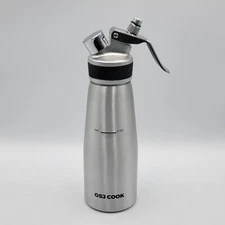 OSJ Cook Professional Series Stainless Steel Whipped Cream Dispenser New READ