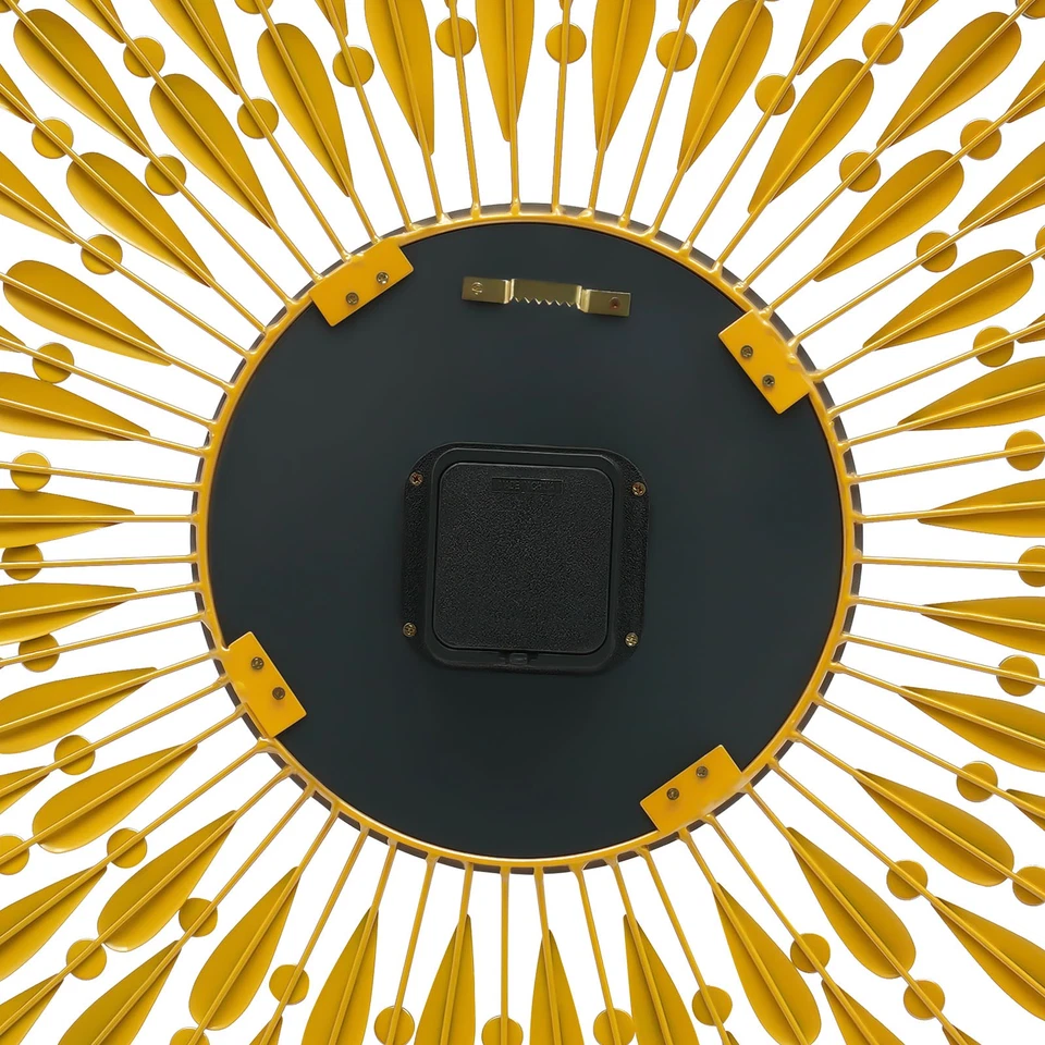 金色复古装饰挂钟 水滴形状 不滴 — 第 3/4 张图片