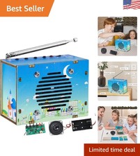 Compact DIY FM Radio Kit - Perfect STEM Learning Project for Kids 8-13