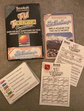 Scotch Videocassettes TV Trivia Challenge - Rare vintage game 1987