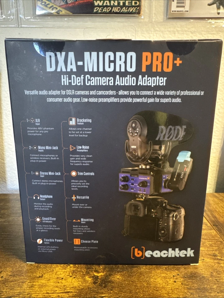 Adaptador de audio para cámara de alta definición Beachtek DXA-Micro Pro+ - Foto 2 de 3