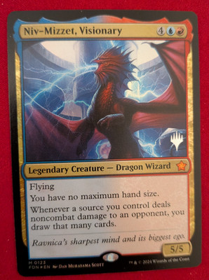 Niv-Mizzet Visionary Promo Foil M NM Foundations MTG